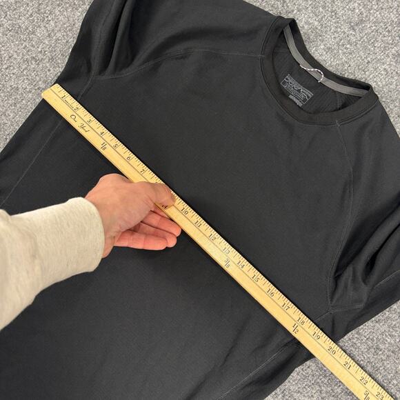 Patagonia Long-Sleeve Capilene Baselayer Shirt Size Medium Black - Picture 5 of 8